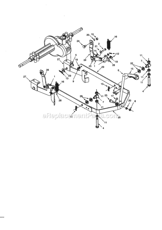 Page D Diagram and Parts List for 247270170  Craftsman Lawn Tractor