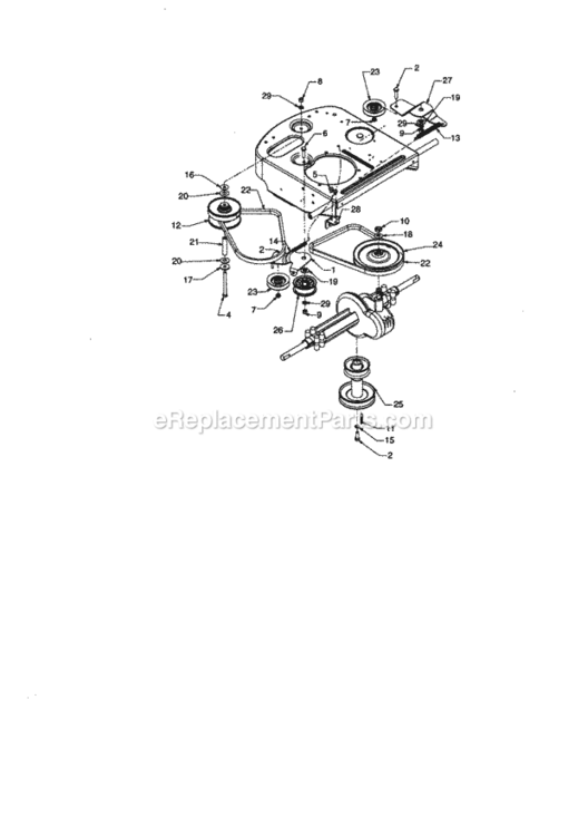 Page F Diagram and Parts List for 247270170  Craftsman Lawn Tractor