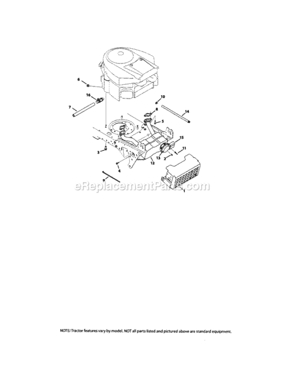 Page O Diagram and Parts List for 247286040  Craftsman Lawn Tractor