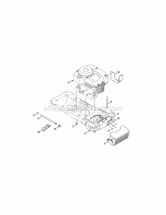 Page E Diagram and Parts List for 247288820  Craftsman Lawn Tractor