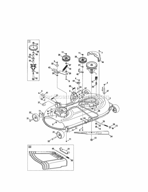 Page G Diagram and Parts List for 247288881  Craftsman Lawn Tractor