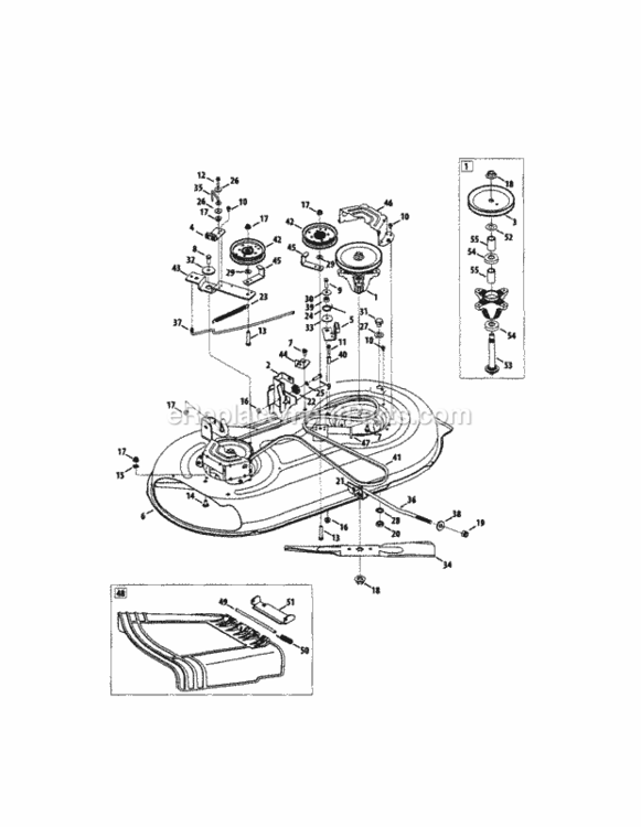 Page H Diagram and Parts List for 24728901  Craftsman Lawn Tractor