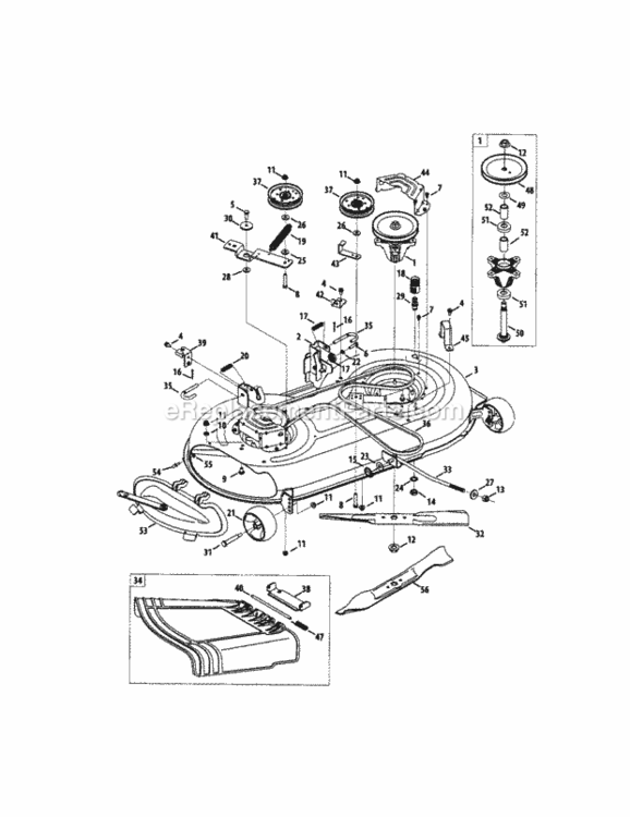 Page J Diagram and Parts List for 247289060  Craftsman Lawn Tractor