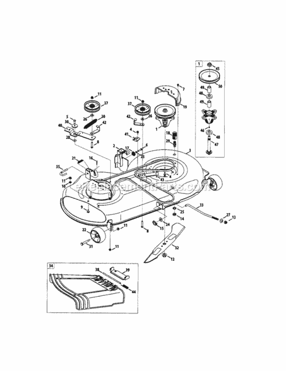 Page L Diagram and Parts List for 247289060  Craftsman Lawn Tractor