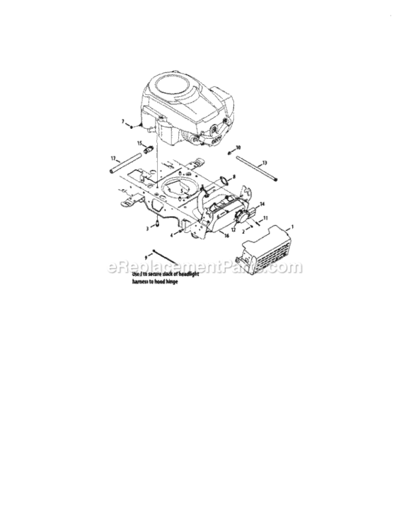 Page O Diagram and Parts List for 247289060  Craftsman Lawn Tractor