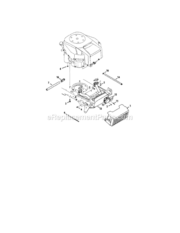 Page P Diagram and Parts List for 247289060  Craftsman Lawn Tractor