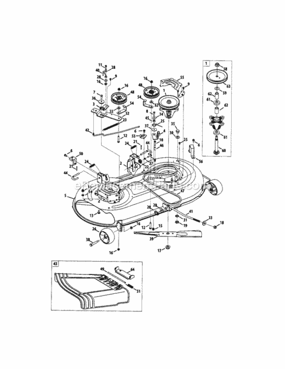Page I Diagram and Parts List for 247289060  Craftsman Lawn Tractor