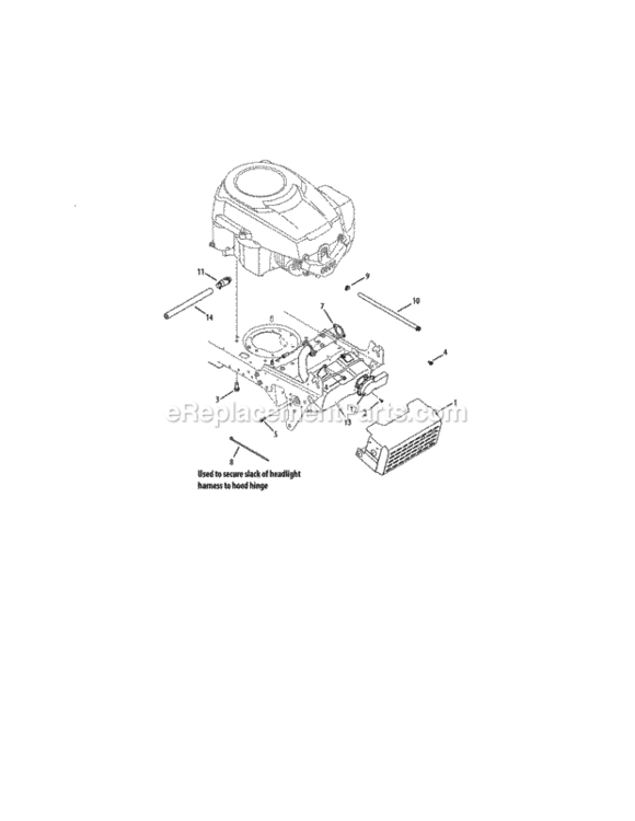 Page E Diagram and Parts List for 247289150  Craftsman Lawn Tractor