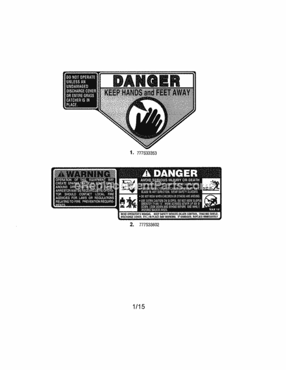 Page A Diagram and Parts List for 247370101  Craftsman Lawn Mower