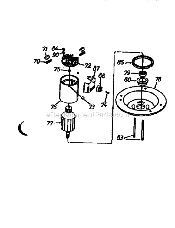 Page B Diagram and Parts List for 247370252  Craftsman Lawn Mower
