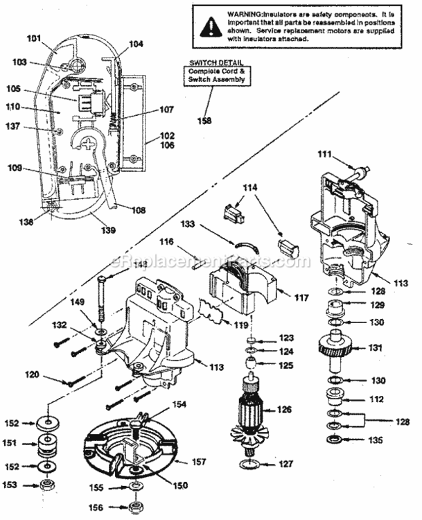 Page D Diagram and Parts List for 247370305  Craftsman Lawn Mower