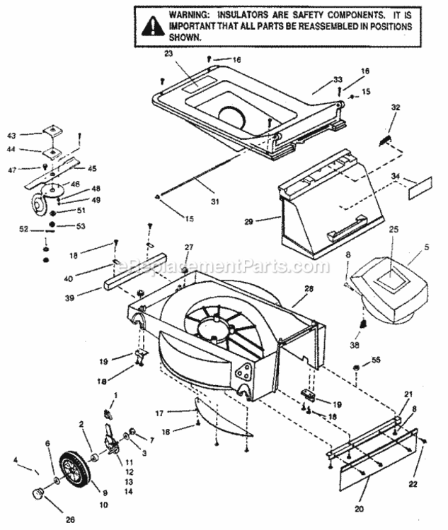 Page A Diagram and Parts List for 247370414  Craftsman Lawn Mower