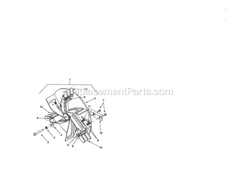 Page C Diagram and Parts List for 24777763  Craftsman Chipper Shredder