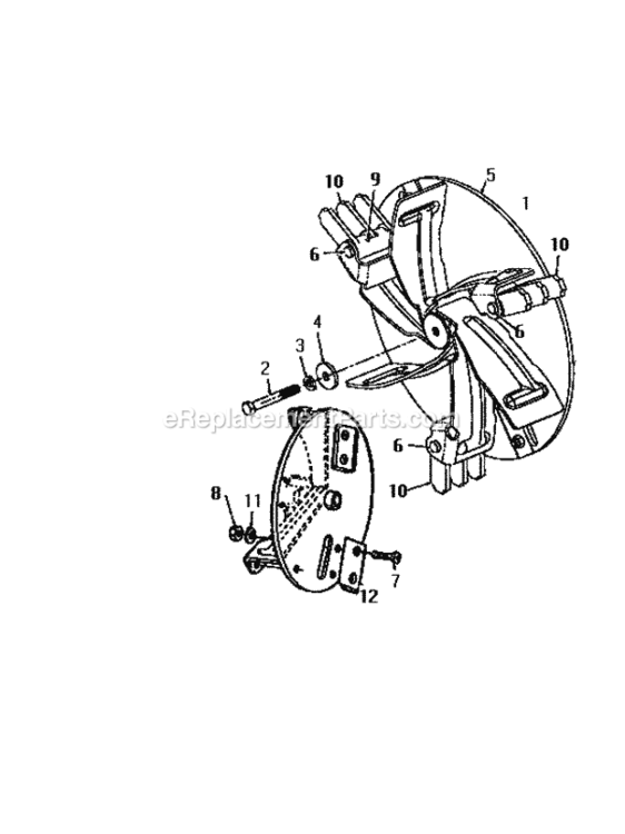 Page K Diagram and Parts List for 247799620  Craftsman Chipper Shredder