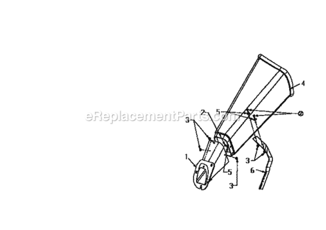 Page E Diagram and Parts List for 247799620  Craftsman Chipper Shredder