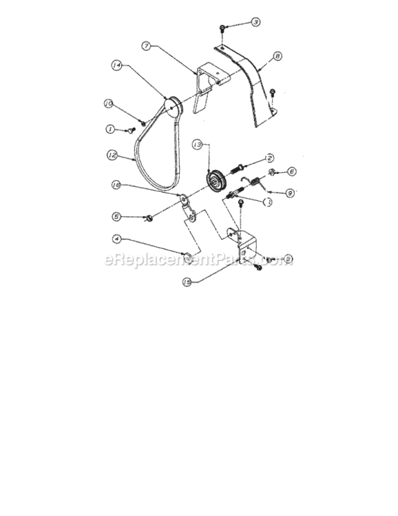 Page F Diagram and Parts List for 247799640  Craftsman Chipper Shredder