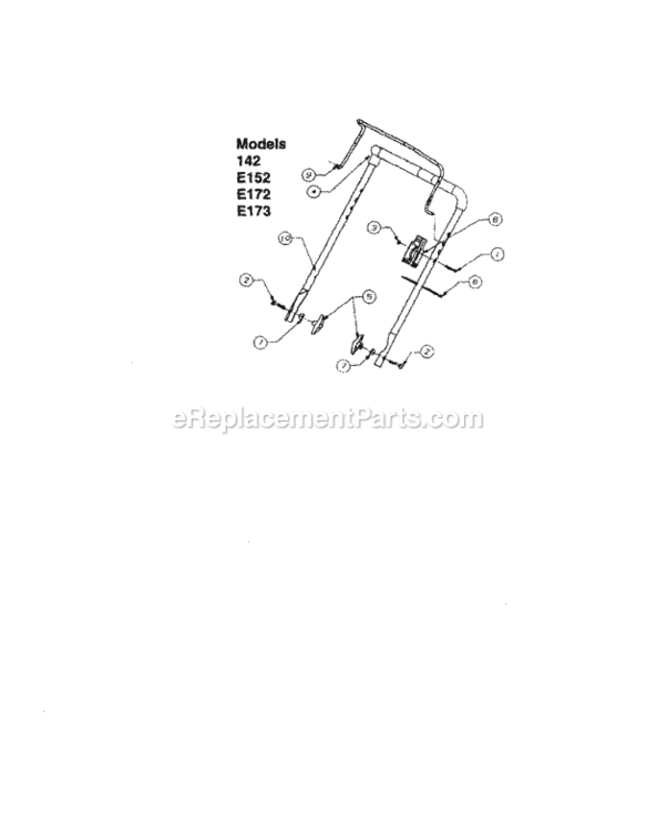 Page B Diagram and Parts List for 24788346  Craftsman Snow Blower