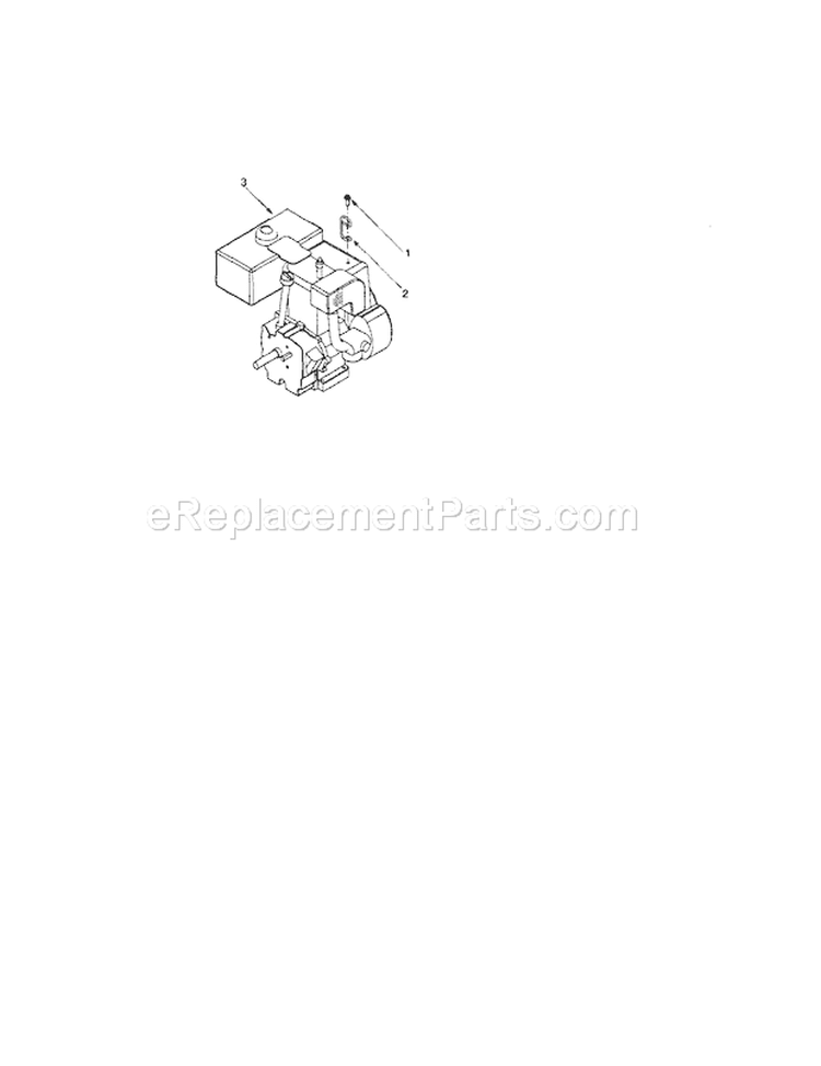 Engine Diagram and Parts List for 247888520  Craftsman Snow Blower