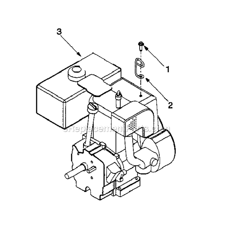 Engine Diagram and Parts List for 247888530  Craftsman Snow Blower