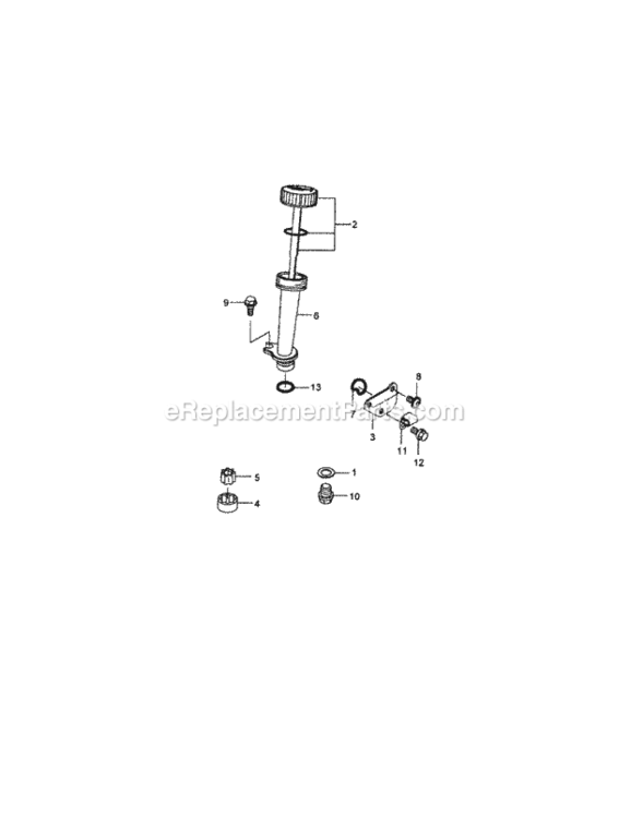 Page F Diagram and Parts List for 247889210  Craftsman Lawn Mower