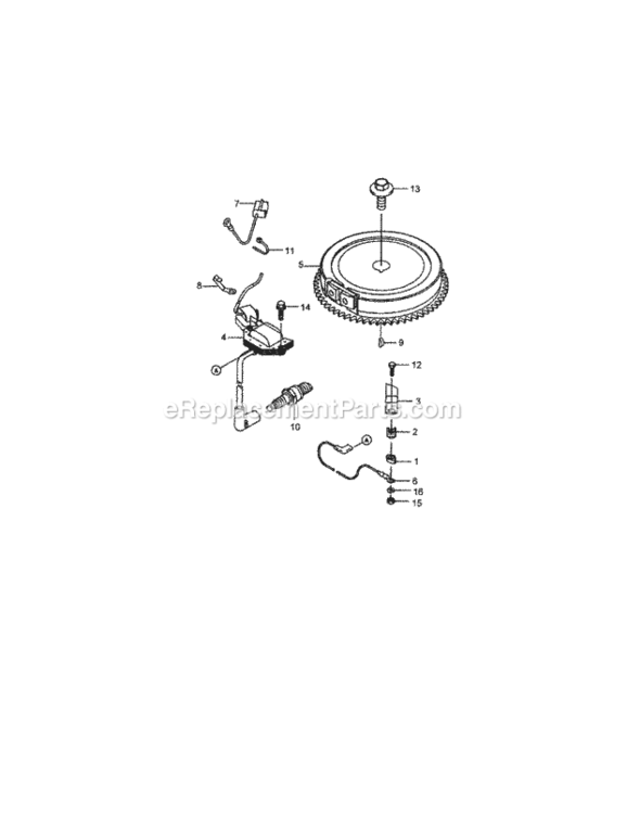 Page H Diagram and Parts List for 247889210  Craftsman Lawn Mower