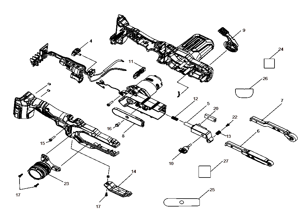 Diagram Diagram and Parts List for CMCW211B Type 1 Craftsman Miscellaneous