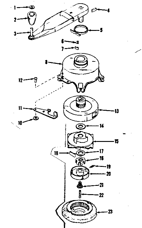 Ratchet Self Starter No.30067 Diagram and Parts List for 143104101  Craftsman Engine