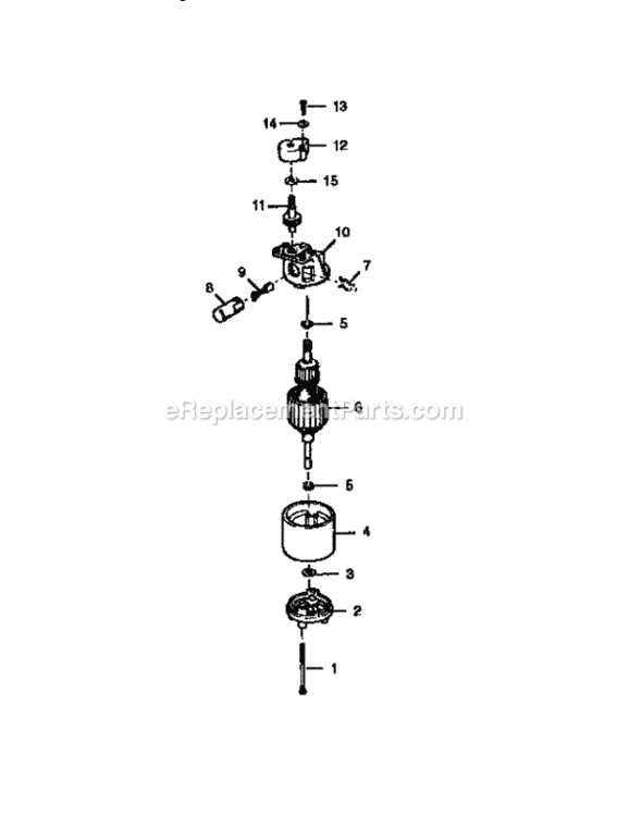 Page B Diagram and Parts List for 257796432  Craftsman Edger