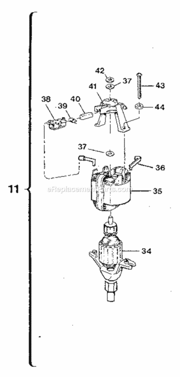 Page B Diagram and Parts List for 257797010  Craftsman Trimmer