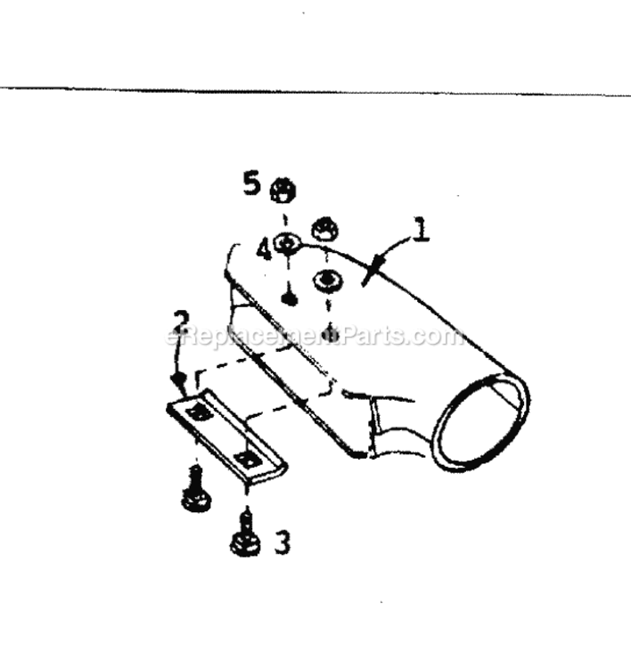 Page D Diagram and Parts List for 258264502  Craftsman Leaf Blower / Vacuum