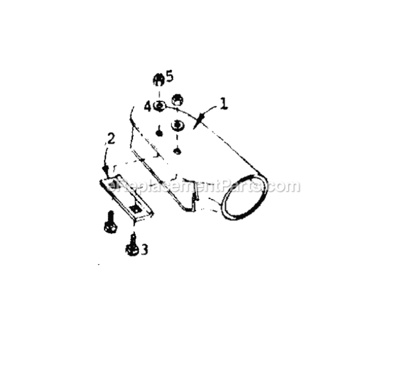Page D Diagram and Parts List for 25826501  Craftsman Leaf Blower / Vacuum