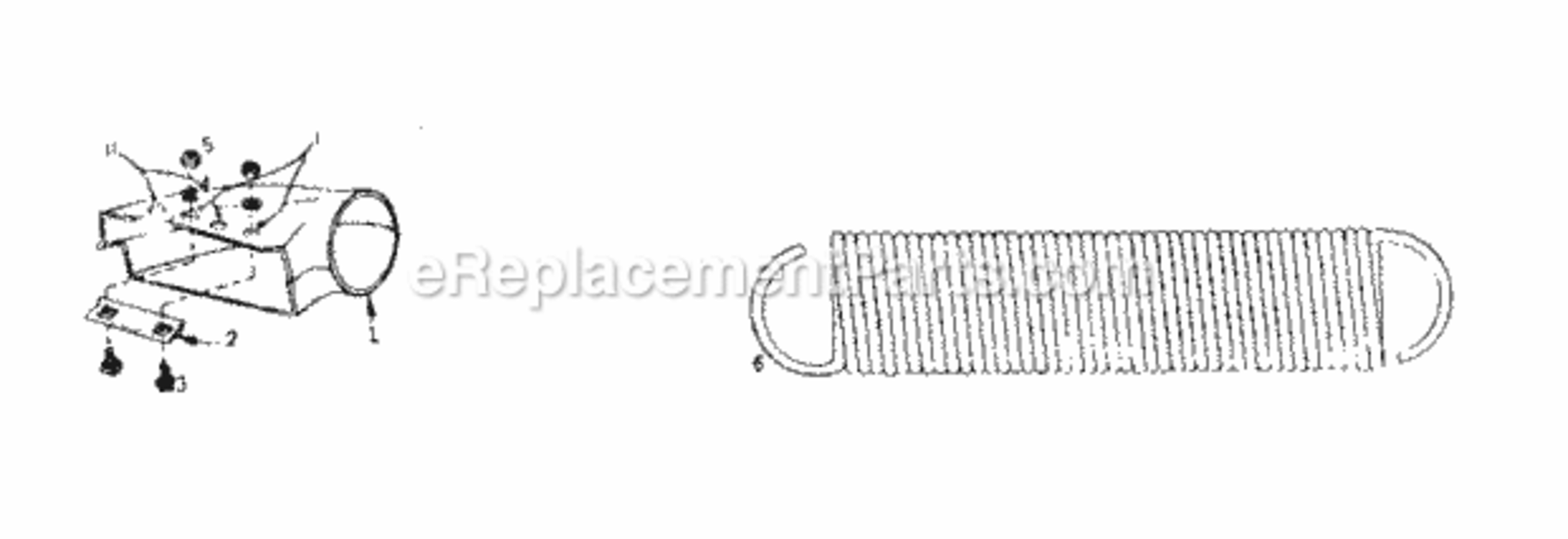 Page B Diagram and Parts List for 2582650  Craftsman Leaf Blower / Vacuum