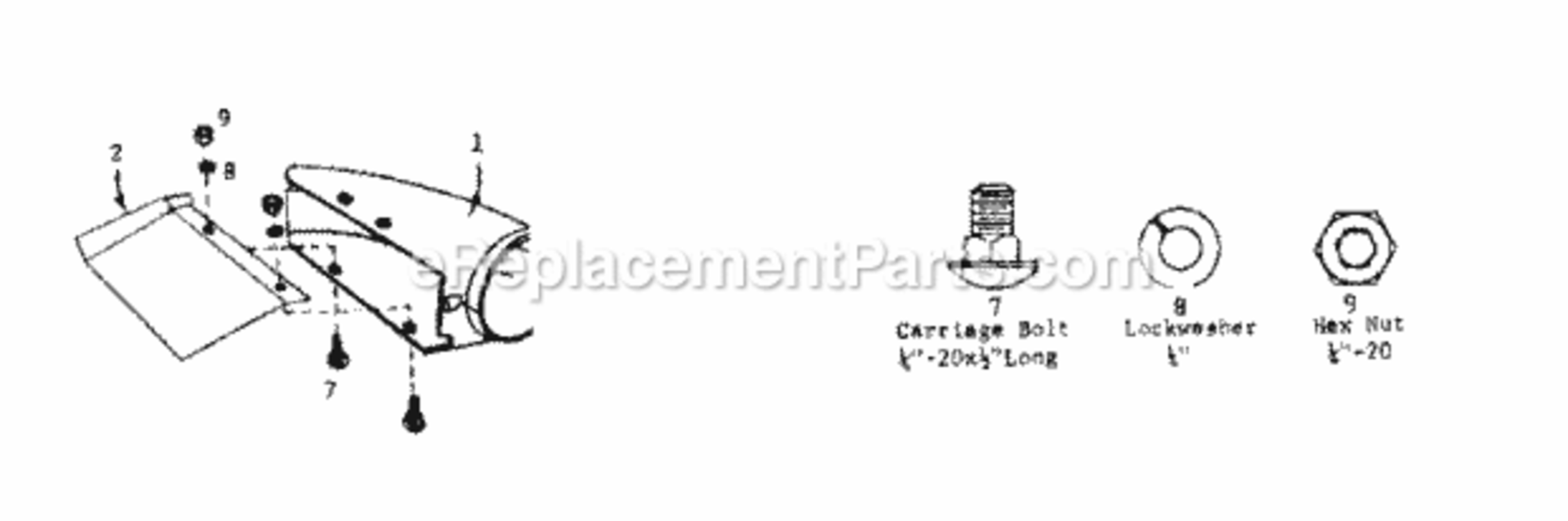 Page C Diagram and Parts List for 2582650  Craftsman Leaf Blower / Vacuum