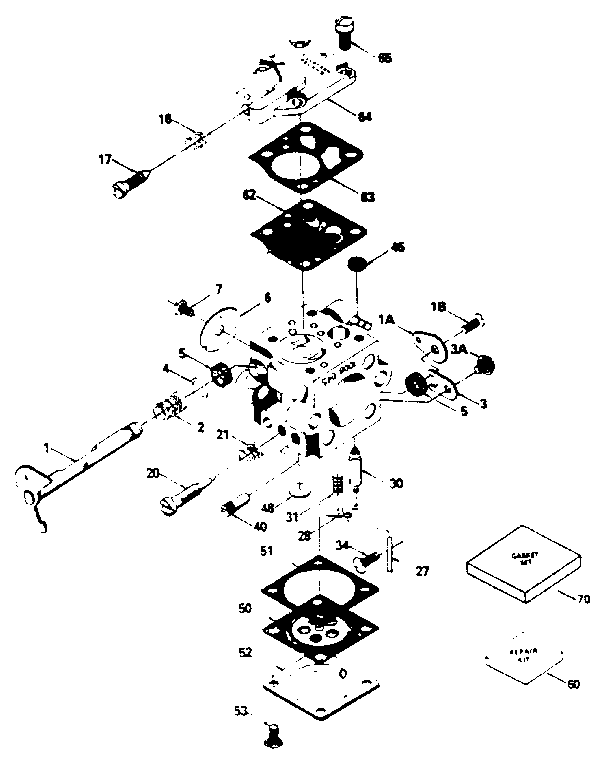 Replacement Parts Diagram and Parts List for 143632901  Craftsman Lawn Mower