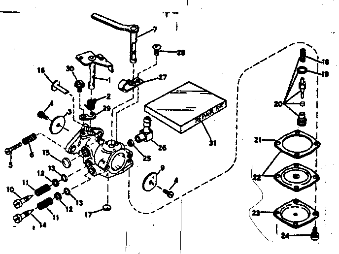 Replacement Parts Diagram and Parts List for 917630950A  Craftsman Lawn Mower