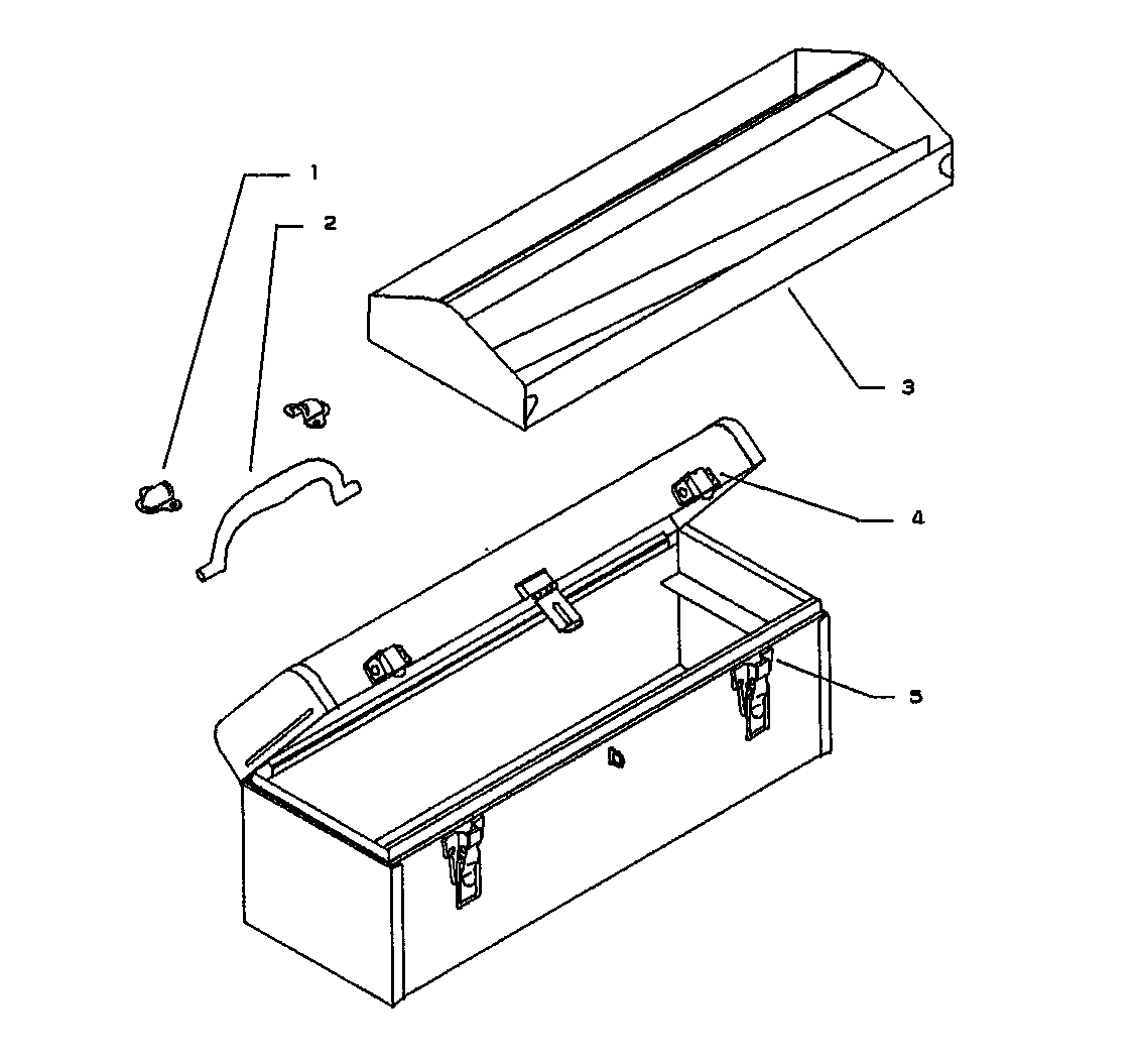 Tool Box Diagram and Parts List for 70665121  Craftsman Tool Stand & Cart