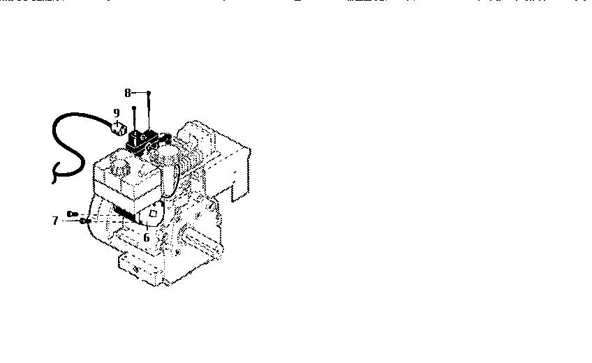 Electric Start Assembly Diagram and Parts List for 536886623  Craftsman Snow Blower