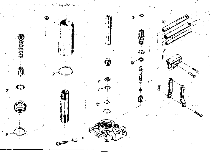Unit Diagram and Parts List for 214120110  Craftsman Jack