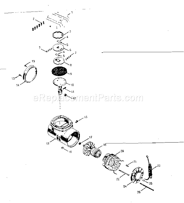 Page A Diagram and Parts List for 283150560  Craftsman Paint Sprayer