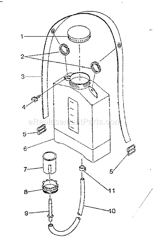 Page A Diagram and Parts List for 283164010  Craftsman Paint Sprayer