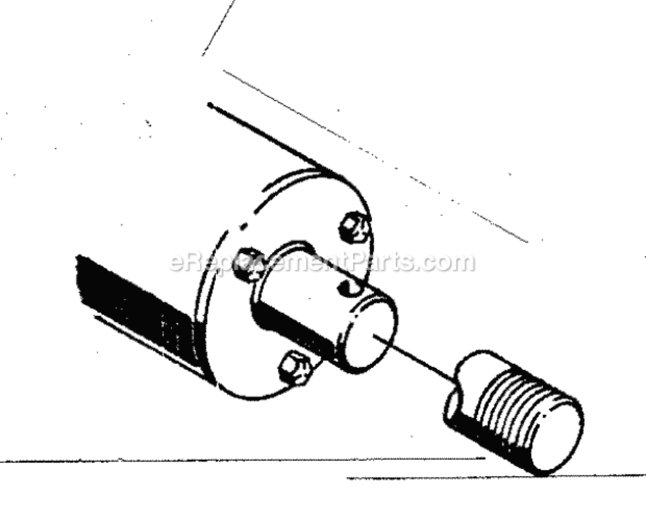 Page D Diagram and Parts List for 28667  Craftsman Log Splitter