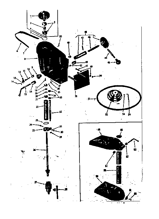 Head Assembly Diagram and Parts List for 10324680  Craftsman Saw