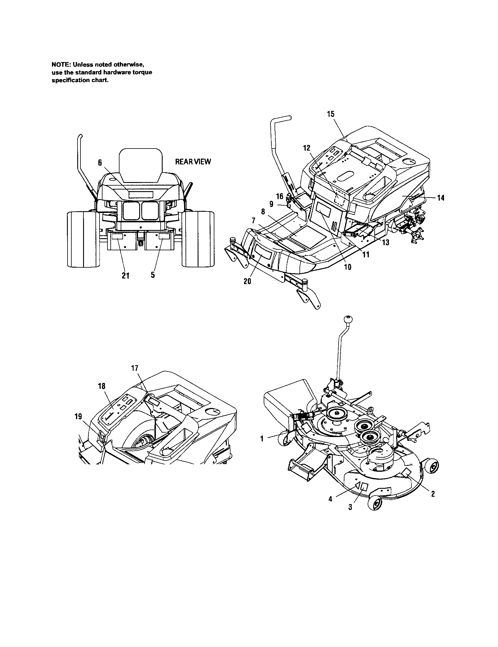Decals Diagram and Parts List for 10726786  Craftsman Engine