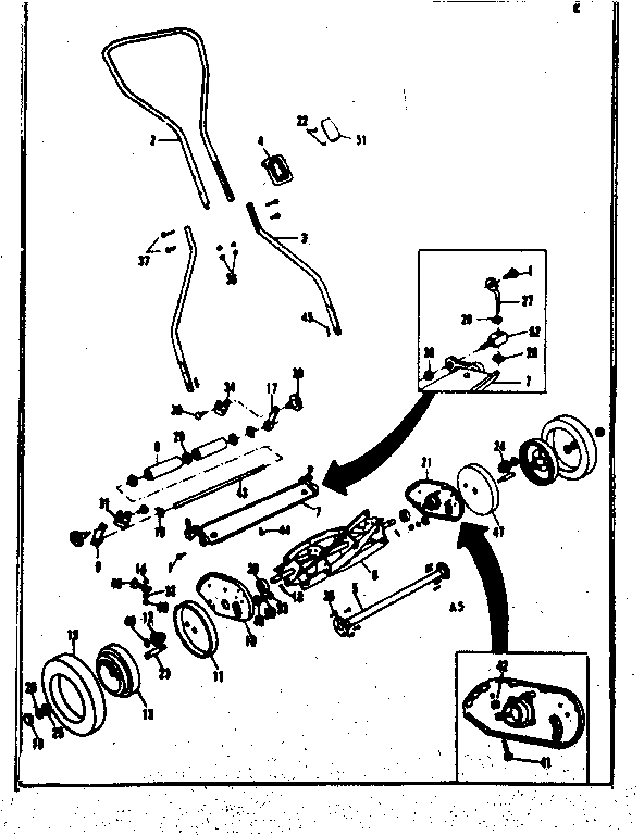 Unit Parts Diagram and Parts List for 53681268  Craftsman Lawn Mower