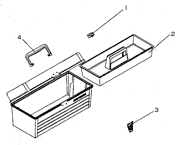 Unit Parts Diagram and Parts List for 706650810  Craftsman Tool Stand & Cart