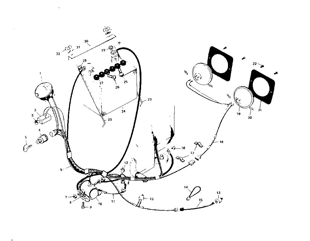 Wiring Diagram and Parts List for 536963700  Craftsman Lawn Mower