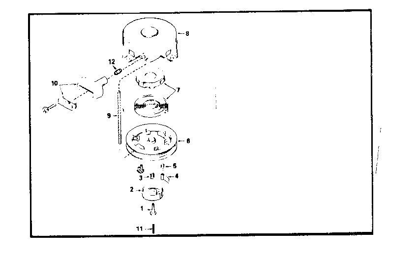 Starter No. 590420a, Rewind Diagram and Parts List for 143351022  Craftsman Engine