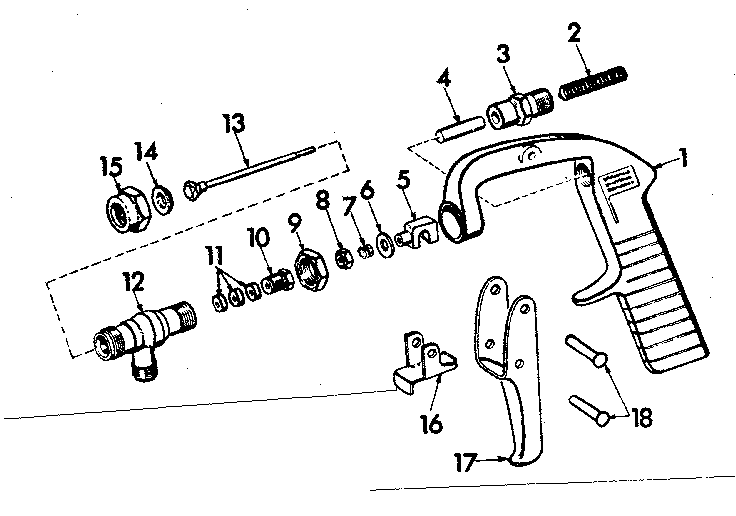 5271033 Hand Gun Diagram and Parts List for 471446090  Craftsman Pressure Washer