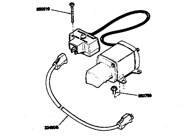 Craftsman 120 Volt Electric Starter Kit 143.88933 Diagram and Parts List for 143784022  Craftsman Engine