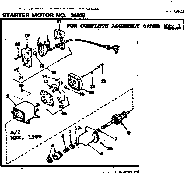 Replacement Parts Diagram and Parts List for 143315012  Craftsman Engine
